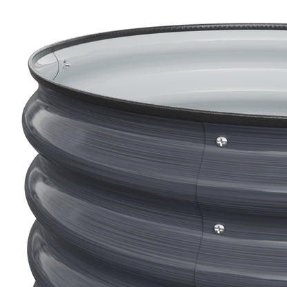 Round Metal Raised Garden Bed