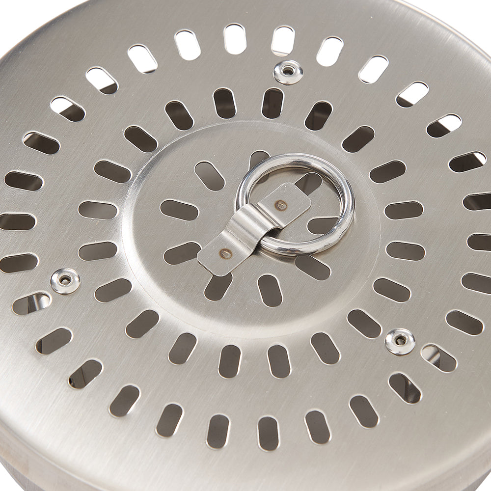 Black Portable Tabletop Fire Pit with Ash Grate