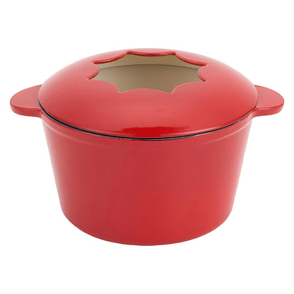 2L Cast Iron Fondue Pot Set