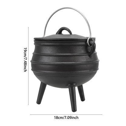 Cast Iron Cauldron with Lid