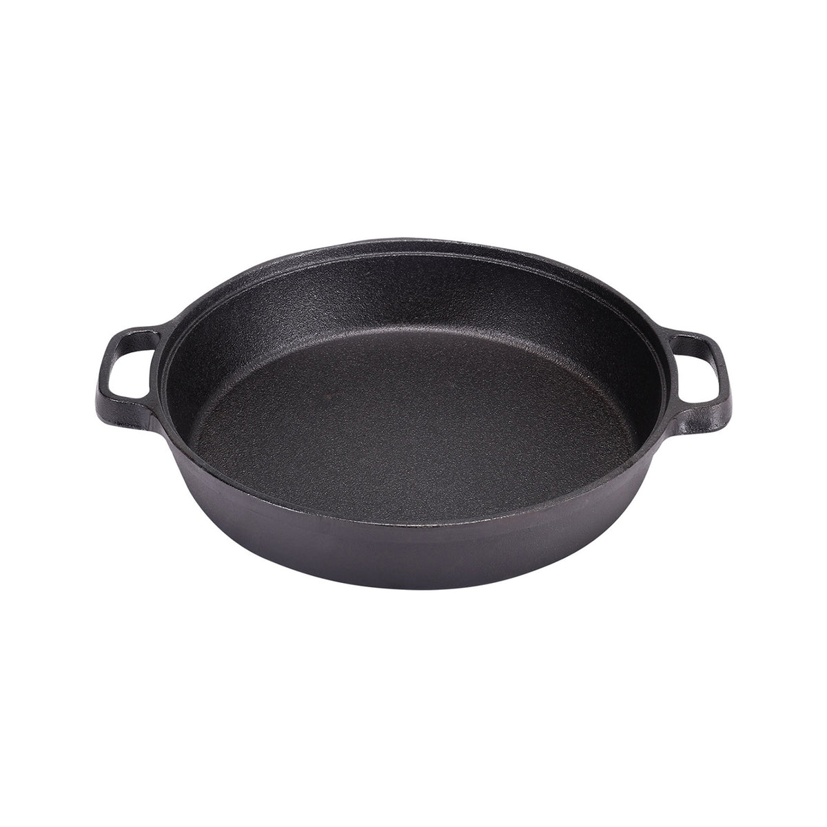 Deep Pre-Seasoned Cast Iron Skillet with Dual Handles