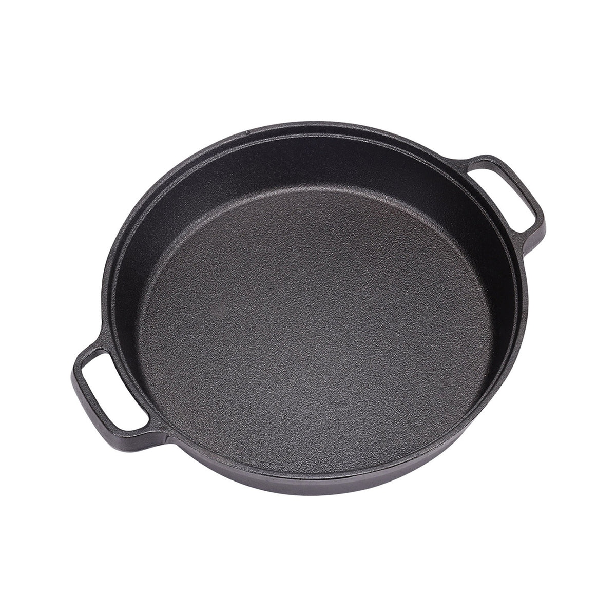 Deep Pre-Seasoned Cast Iron Skillet with Dual Handles