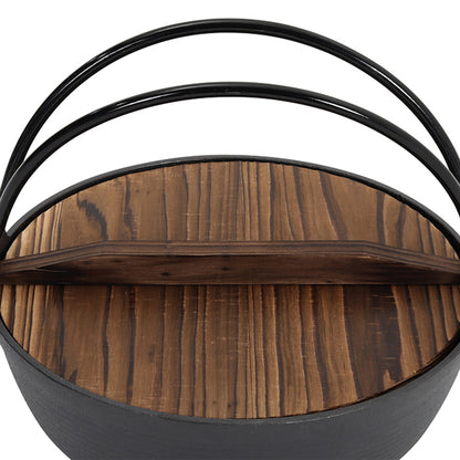 4L Cast Iron Nabe Pot with Double Handles