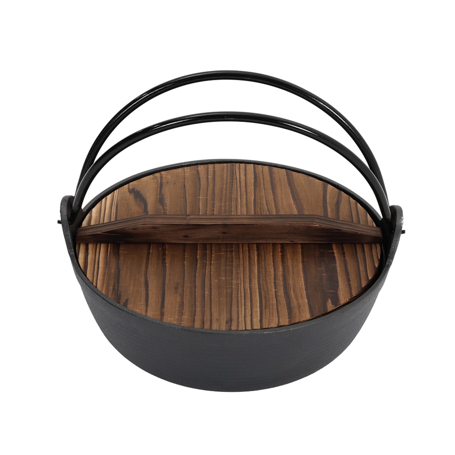 4L Cast Iron Nabe Pot with Double Handles