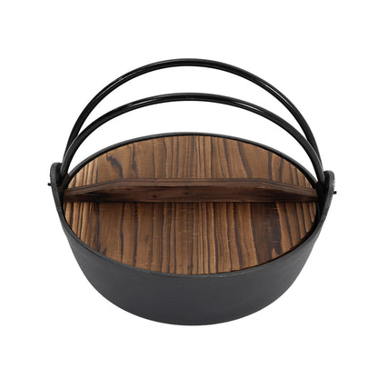4L Cast Iron Nabe Pot with Double Handles
