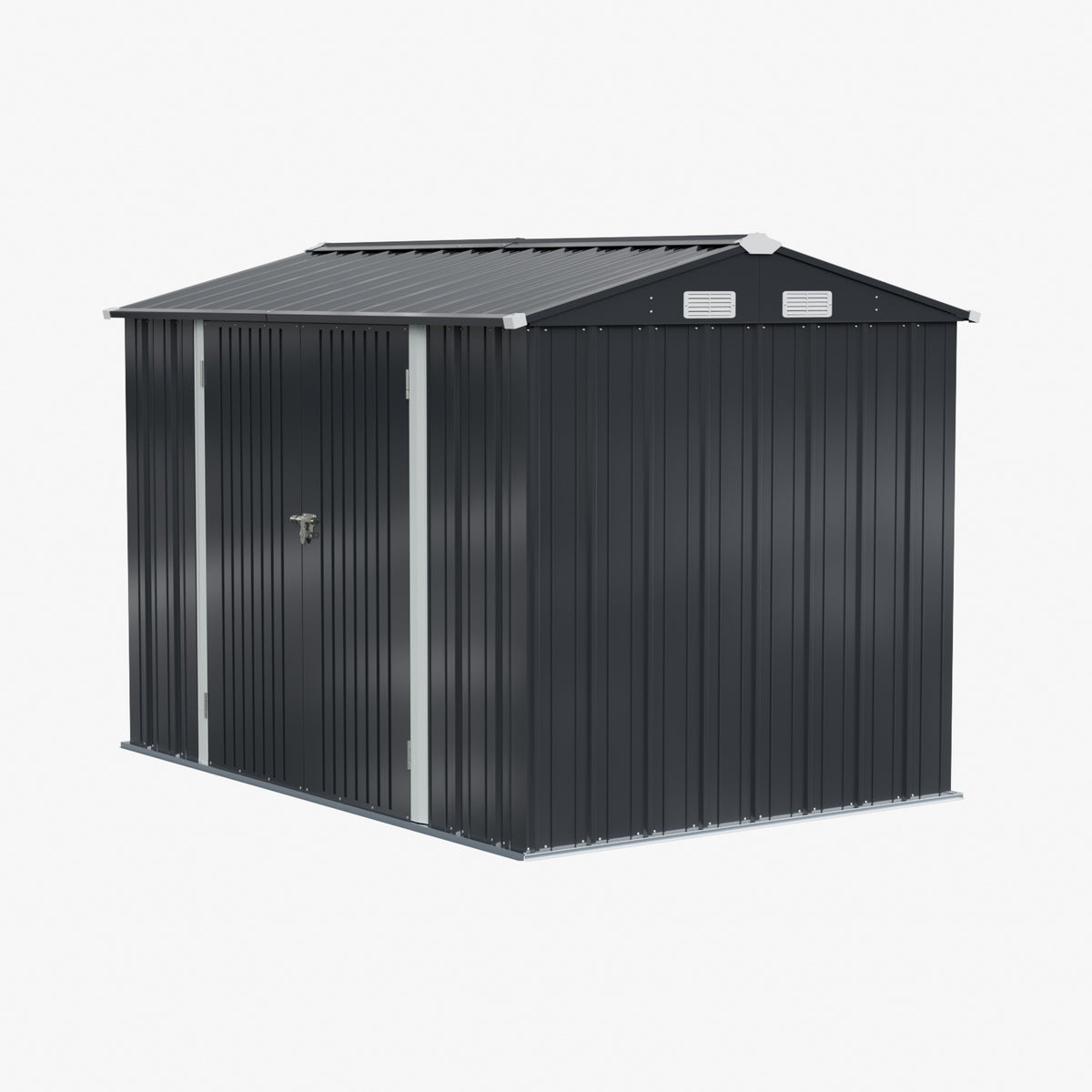 10x7 FT Large Metal Garden Tool Storage Shed