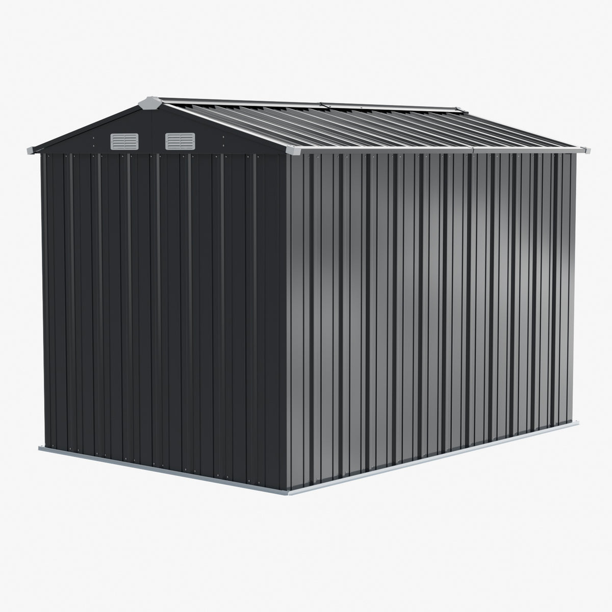 10x7 FT Large Metal Garden Tool Storage Shed