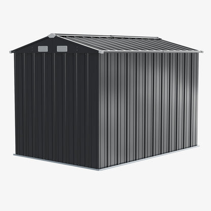10x7 FT Large Metal Garden Tool Storage Shed