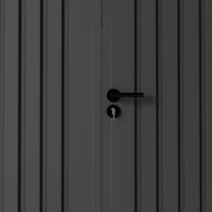 8x7 FT Large Metal Garden Tool Storage Shed