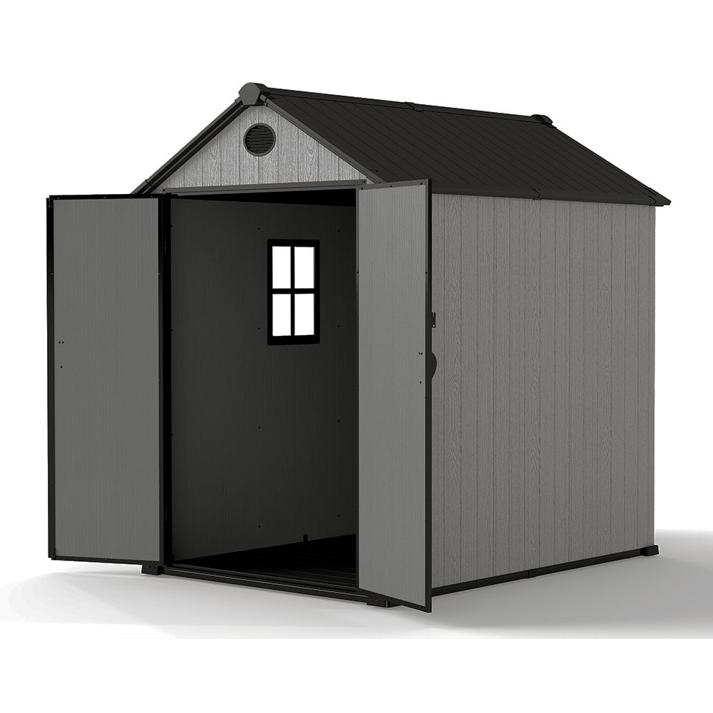 Plastic Garden Storage Shed with Apex Roof