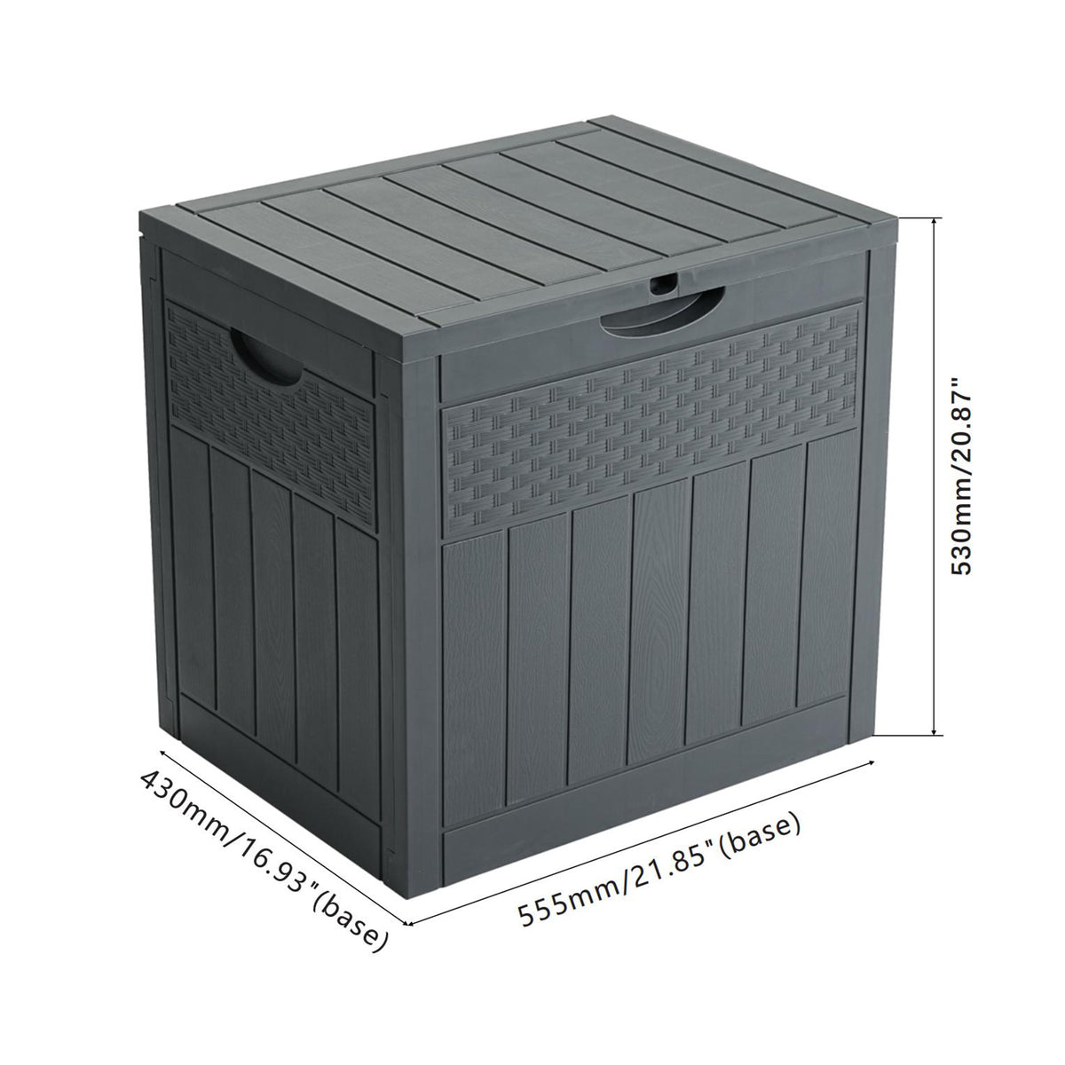126L Waterproof Plastic Storage Box with a Padlock