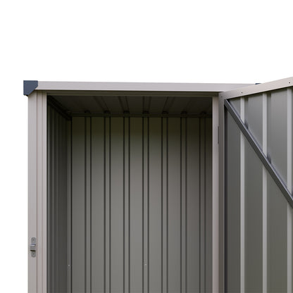 3 x 3 ft Metal Garden Storage Shed with Pent Roof & Single Door