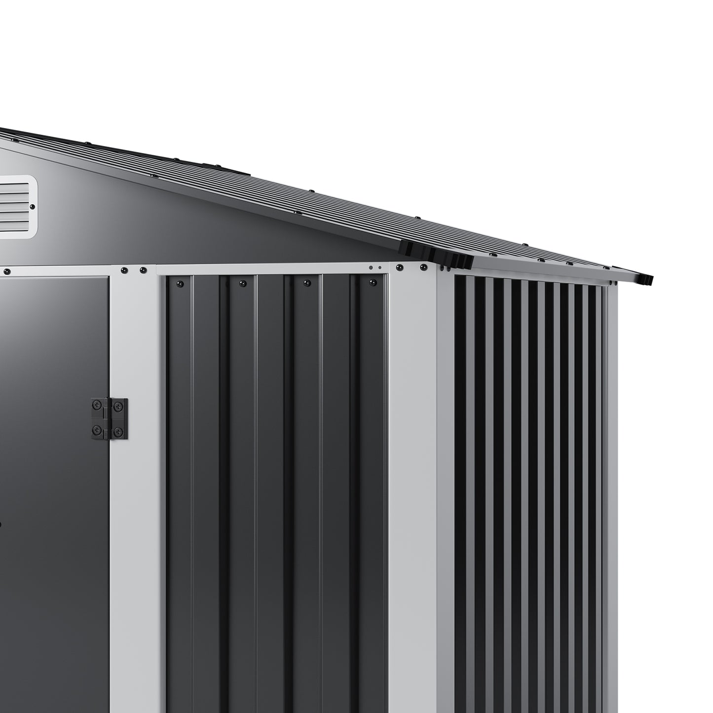 Metal Garden Storage Shed with Lockable Door