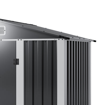 Metal Garden Storage Shed with Lockable Door