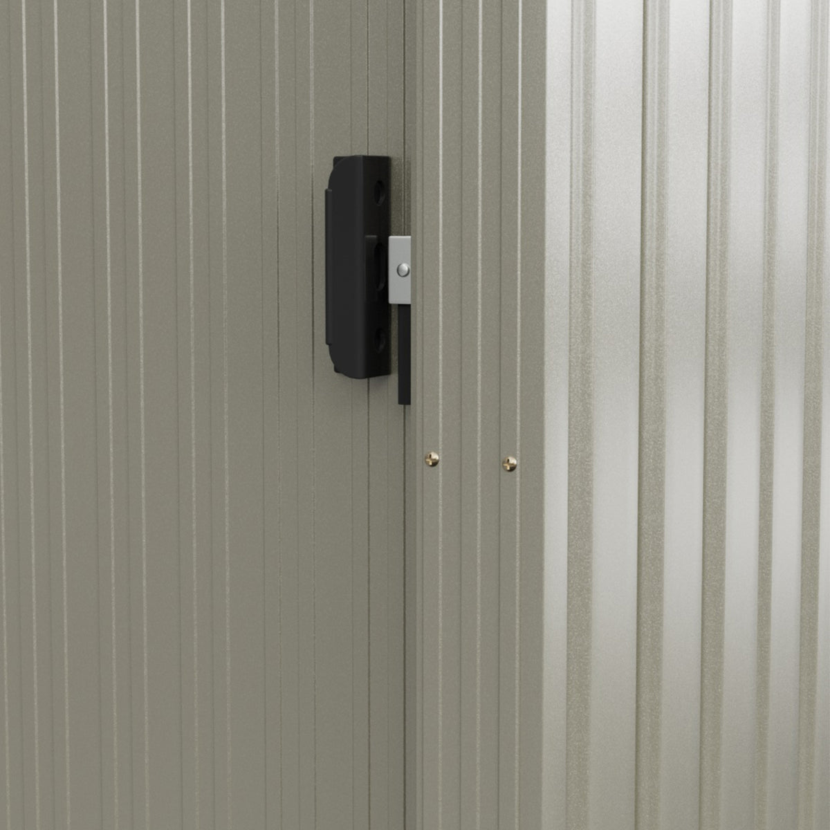 5 x 3 ft Metal Garden Storage Shed with Pent Roof & Lockable Door