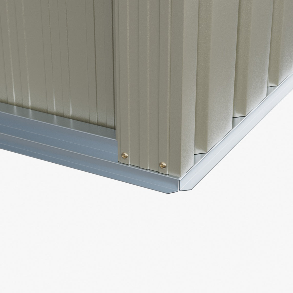 5 x 3 ft Metal Garden Storage Shed with Pent Roof & Lockable Door