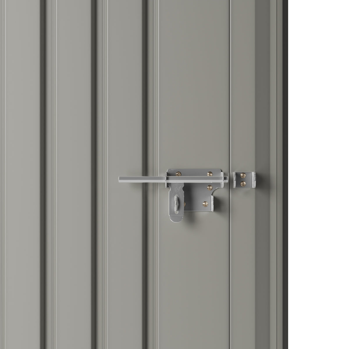 5 x 3 ft Metal Garden Storage Shed with Pent Roof & Padlockable Door