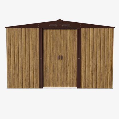 12x10 FT Large Metal Garden Tool Storage Shed