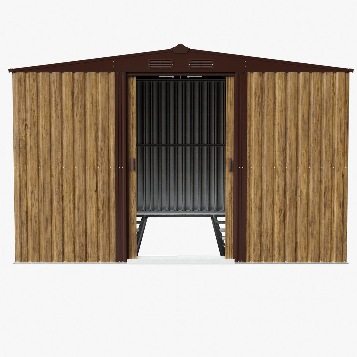 12x10 FT Large Metal Garden Tool Storage Shed