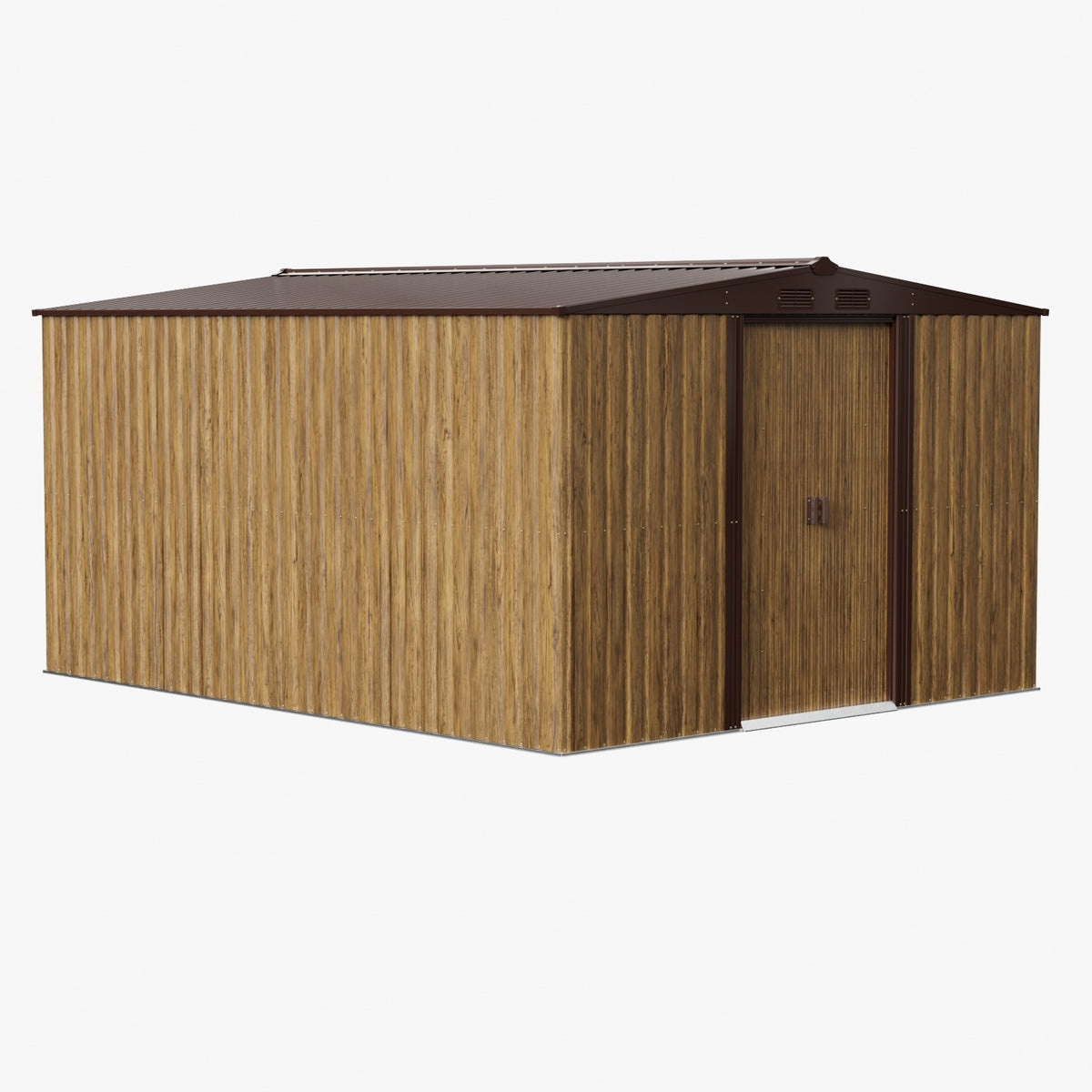 12x10 FT Large Metal Garden Tool Storage Shed