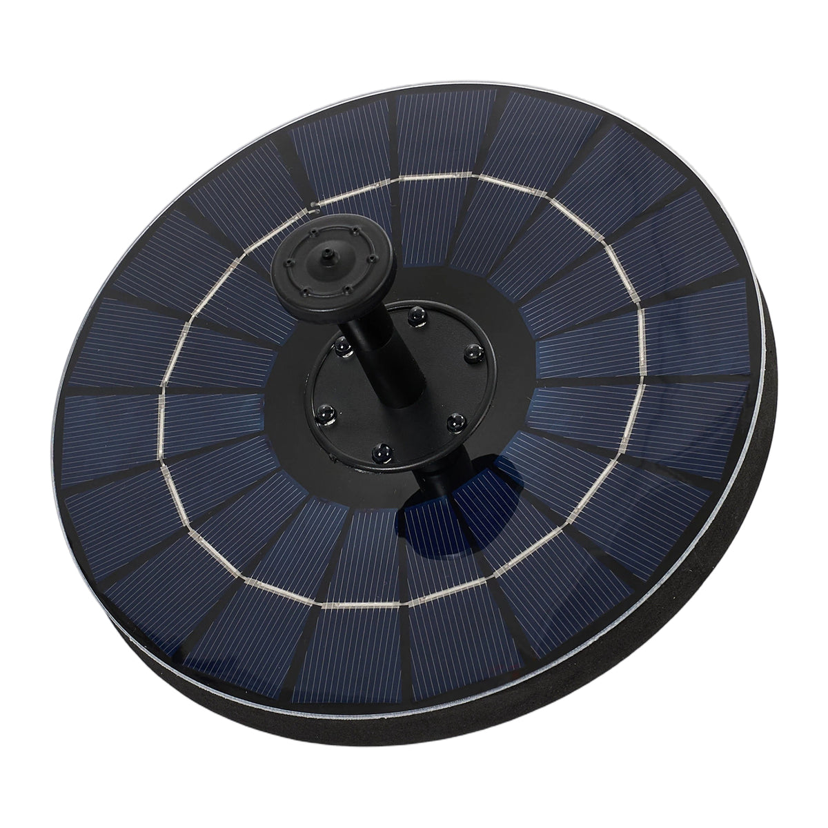 Floating Solar Fountain with Interchangeable Spray Heads