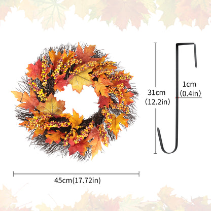 Decorative Wreath with 2m Copper Wire Lights