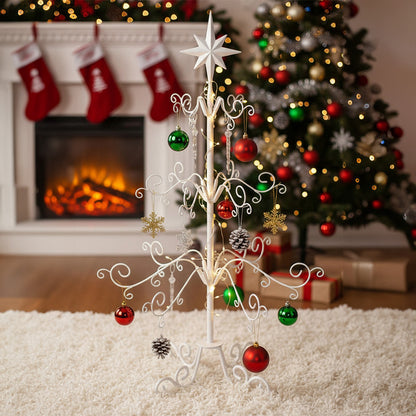 90cm Christmas & Holiday Ornament Display Stand with Star Top