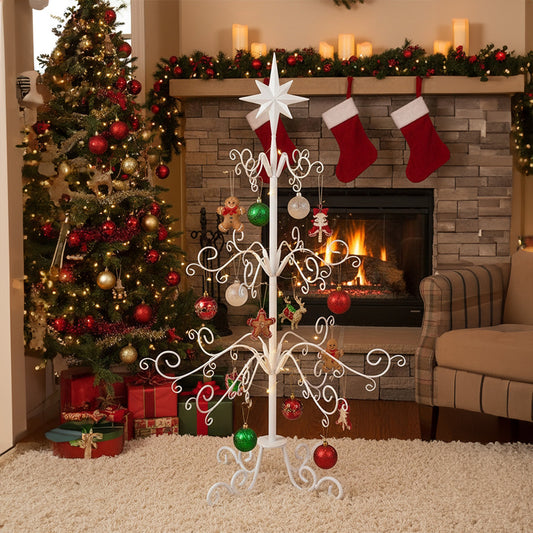 90cm Christmas & Holiday Ornament Display Stand with Star Top