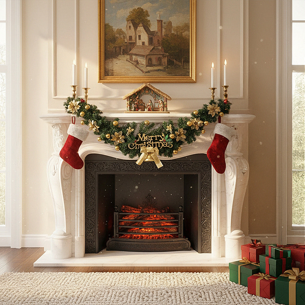 Christmas Garland Artificial Hanging Festival Decoration