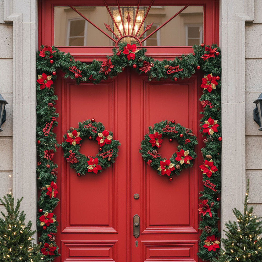 2.7m Artificial Christmas Garland Decorations