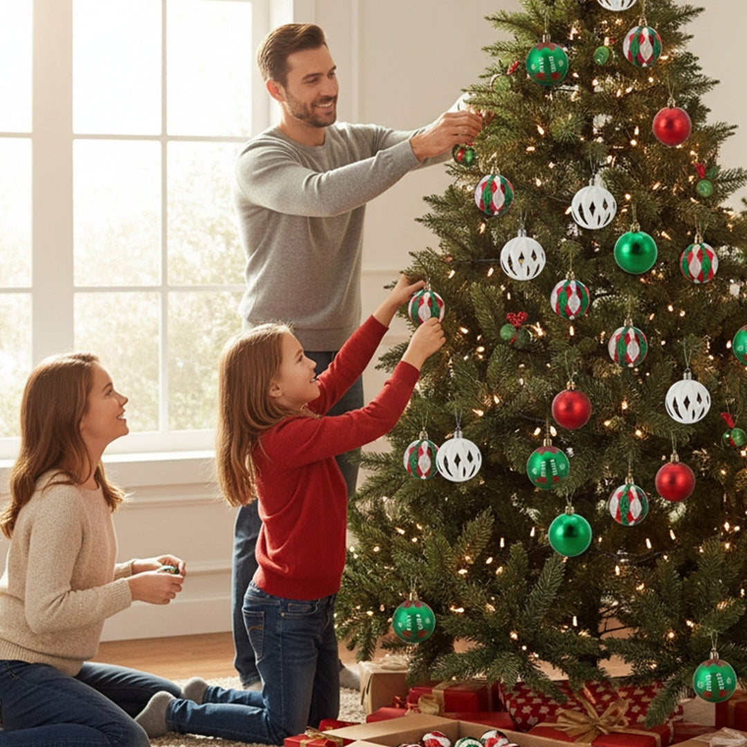 30-Piece Christmas Ornaments for Christmas Tree Decorations
