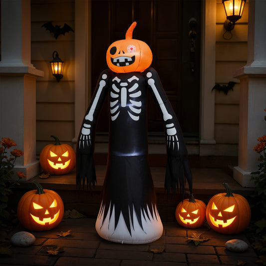 9FT Blow Up Halloween Inflatable Model Decor with White Lights