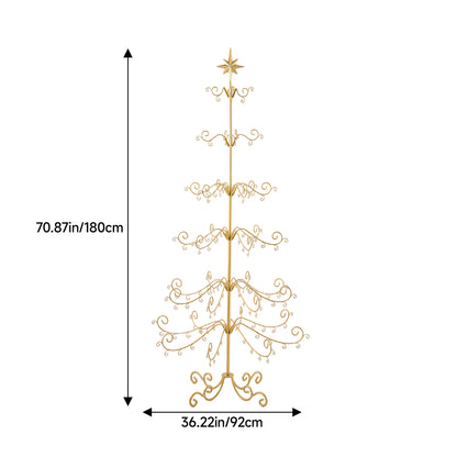 180cm Christmas & Holiday Ornament Display Stand with Star Top
