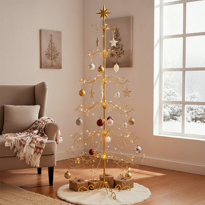180cm Christmas & Holiday Ornament Display Stand with Star Top