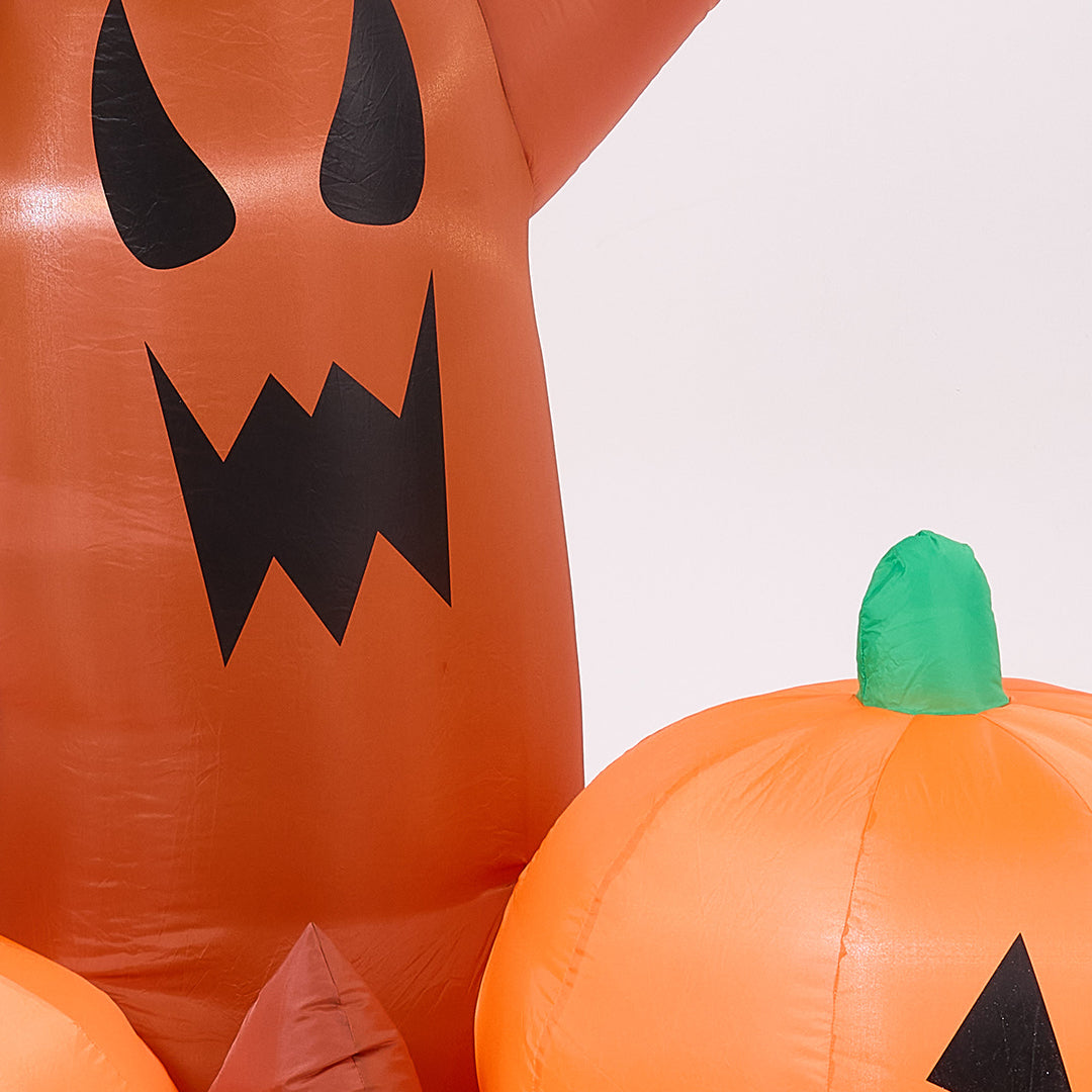 7 FT Halloween Inflatable Dead Tree with Ghosts and Pumpkins