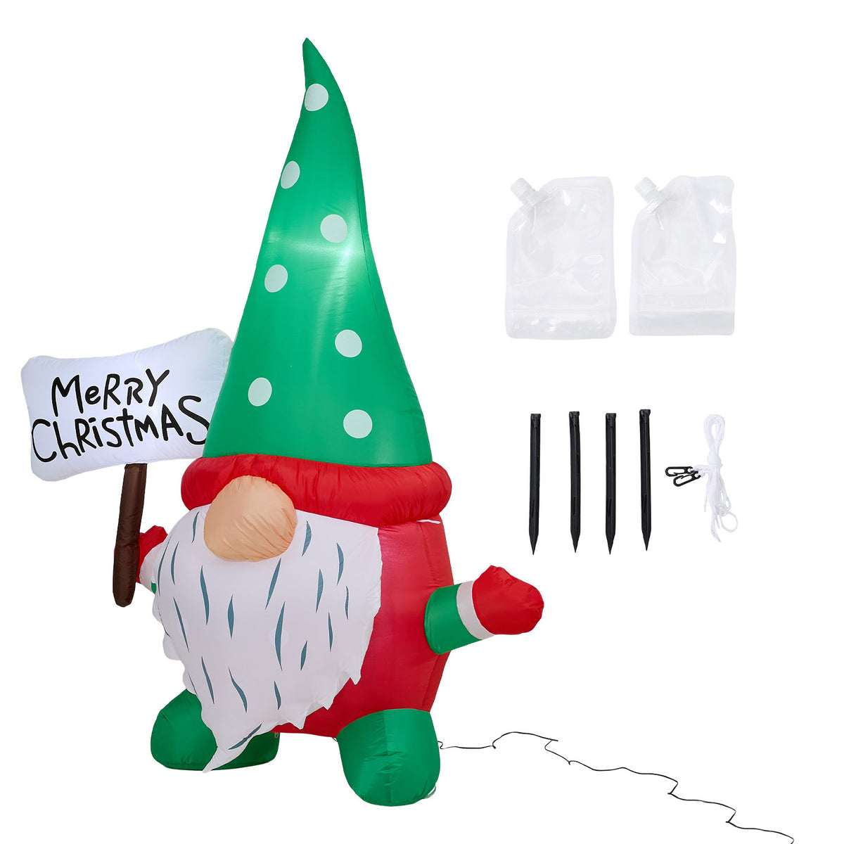 185cm Christmas Inflatable with LED Lights