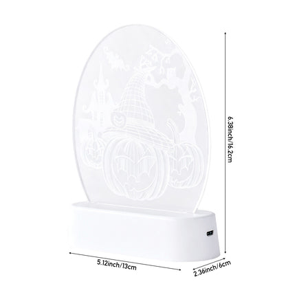 3D Halloween Acrylic Light-Up Decoration