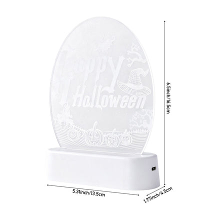 3D Halloween Acrylic Light-Up Decoration