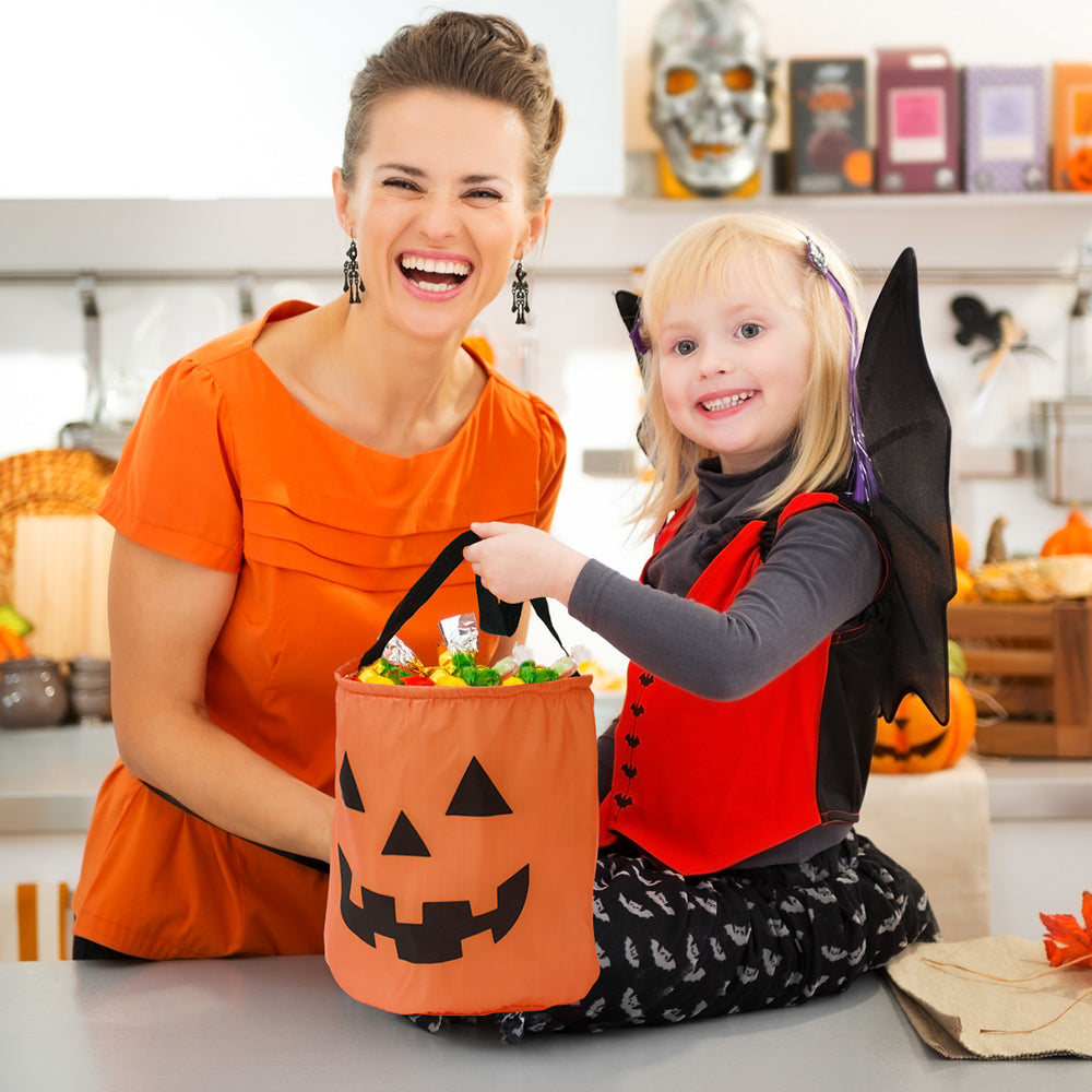 Halloween Pumpkin Trick or Treat Candy Bag