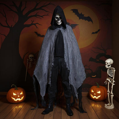 Halloween Costume Cosplay Skeleton Cloak