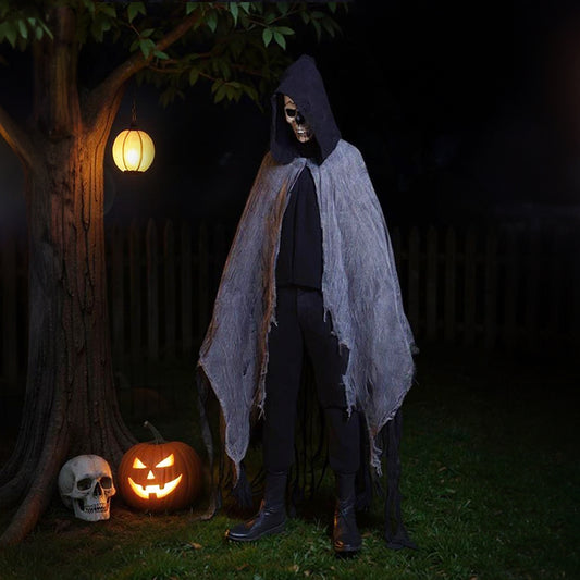 Halloween Costume Cosplay Skeleton Cloak