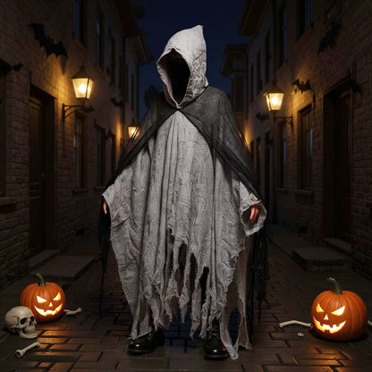 Halloween Costume Cosplay Skeleton Cloak