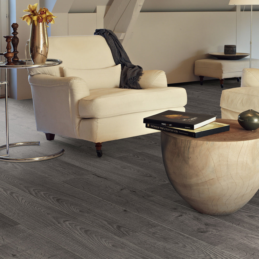 Rustic Lifelike Wood Grain Self adhesive PVC Flooring