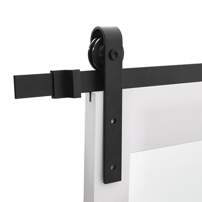 Rustic J Shaped Barn Door Hardware Kit