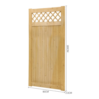 Rhombus Garden Wood Fence Gate