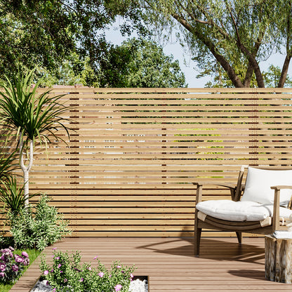 180CM Wide Pine Wood Garden Fence