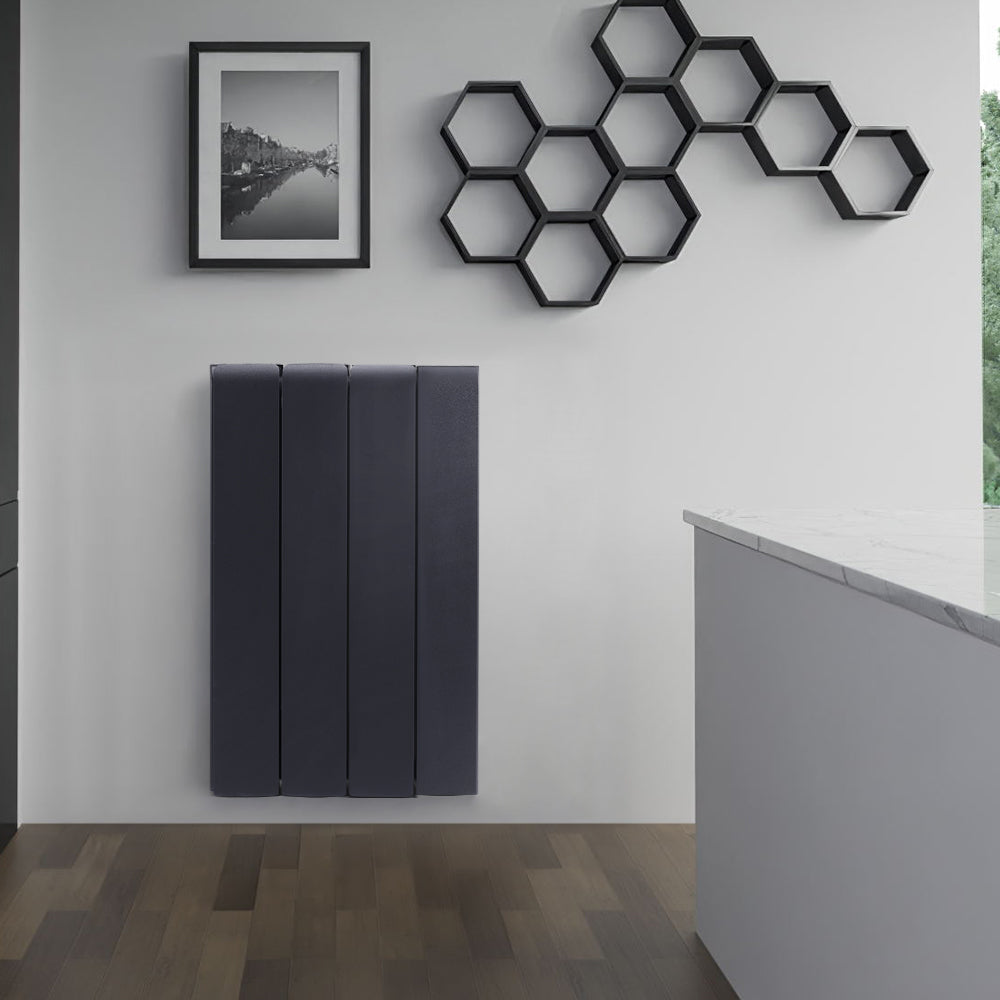 Black Wall Mounted Electric Ceramic Radiator Space Heater