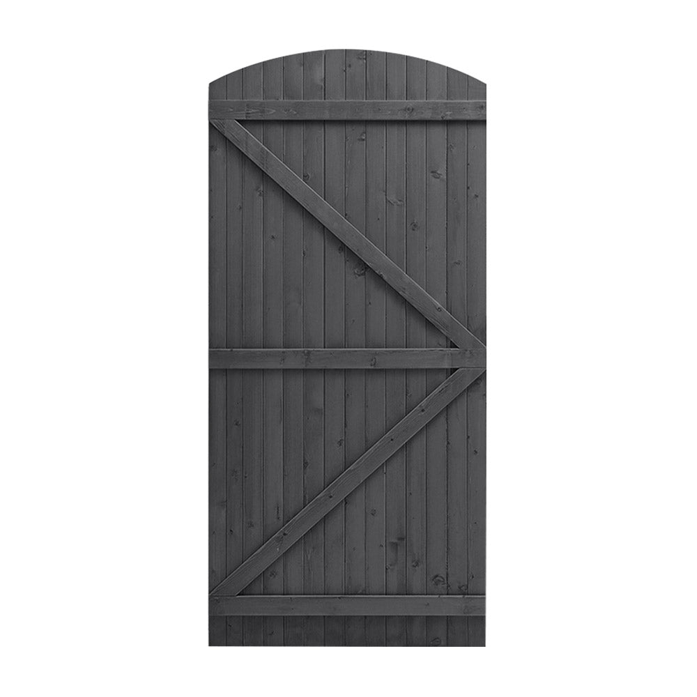 Semi Braced Arch Top Strong Wooden Garden Gate