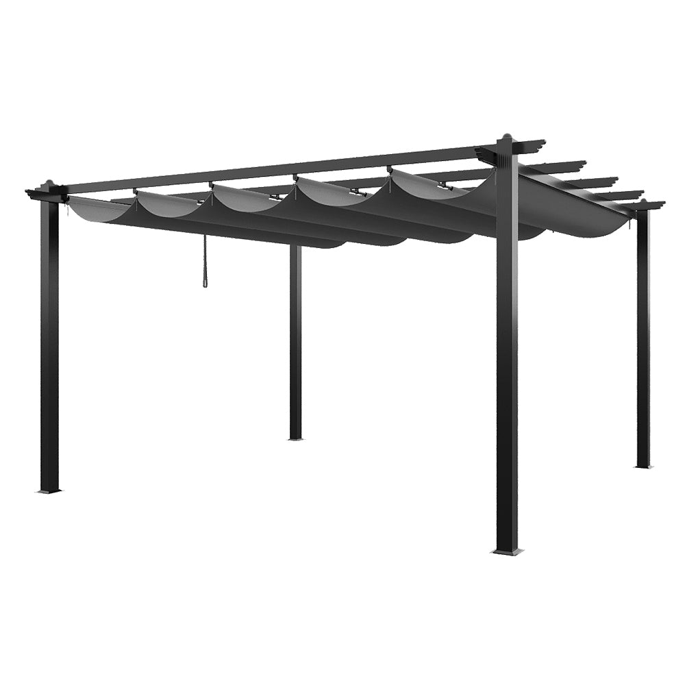 Aluminium Pergola with Retractable Roof