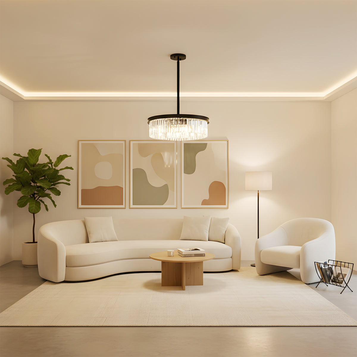 6-Light E14 Modern Pendant Light